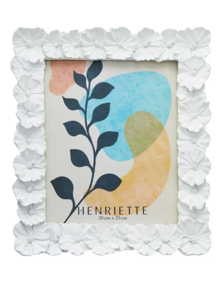 Henriette - Cornice Ibisco Bianco - Ostuni