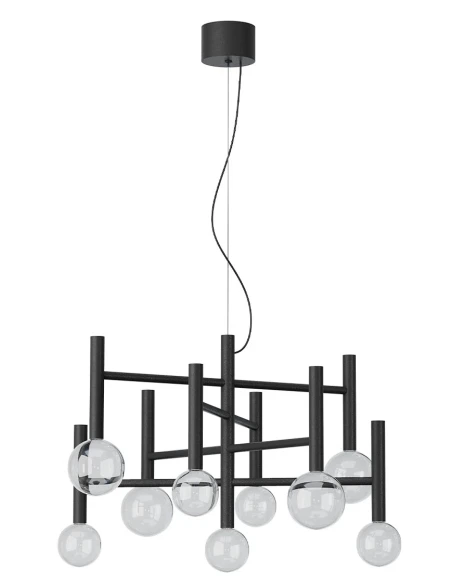 Redo Group - Bolla 9-Light Pendant Lamp - Black