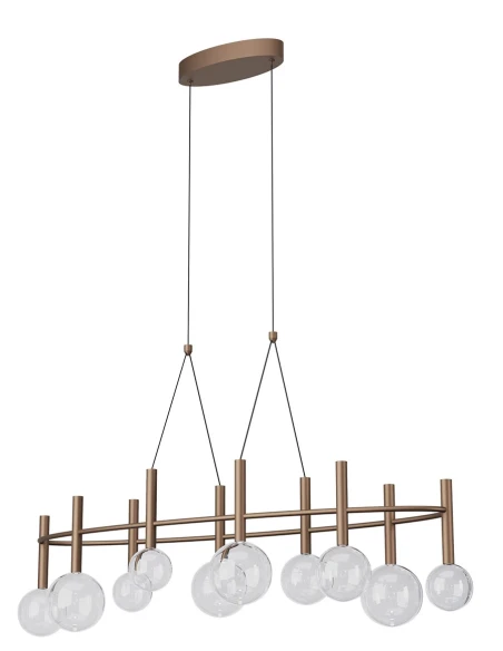 Redo Group - Bolla Oval Pendant Lamp - Coffee