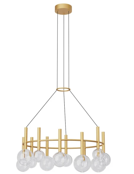 Redo Group - Bolla Circular Pendant Lamp - Matte Gold