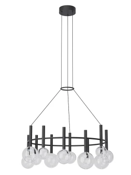 Redo Group - Bolla Circular Pendant Lamp - Black