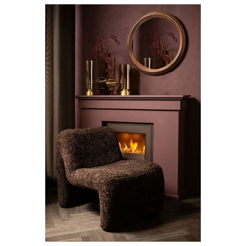 PTMD - Vaso / Portacandele Rotondo Morrible - Ambra