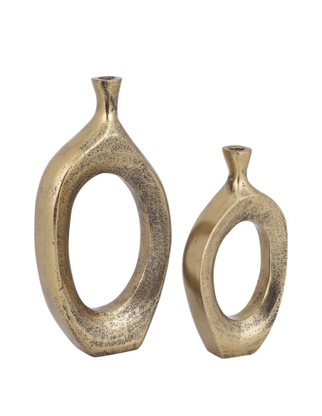 PTMD - Nicarla Oval Vase - Brass
