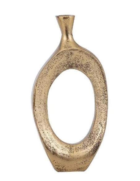 PTMD - Nicarla Oval Vase - Brass