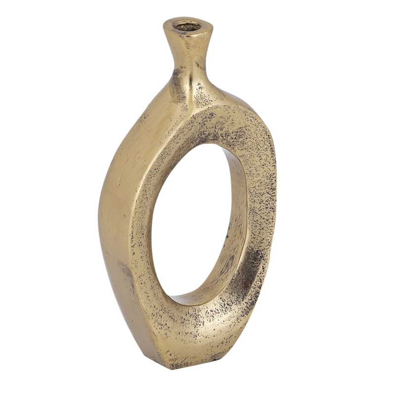 PTMD - Nicarla Oval Vase - Brass