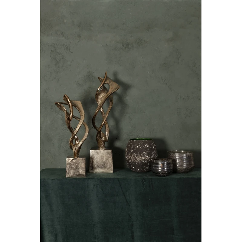 PTMD - Qasra Sculpture - Antique Champagne