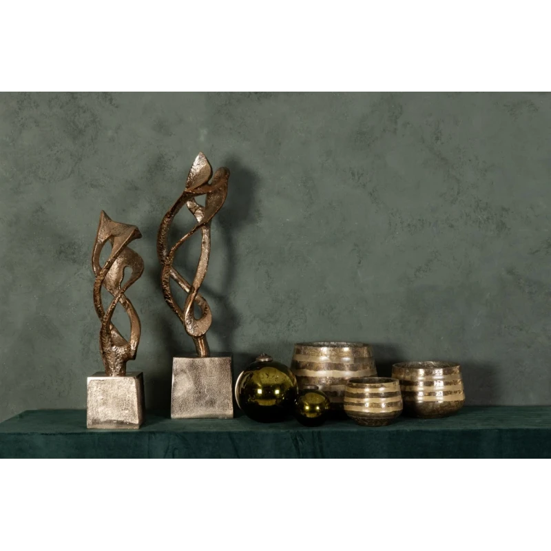 PTMD - Qasra Sculpture - Antique Champagne