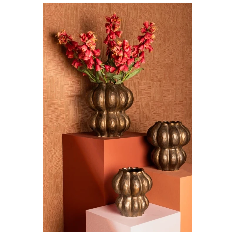 PTMD - Niek Vase - Bronze Ceramic