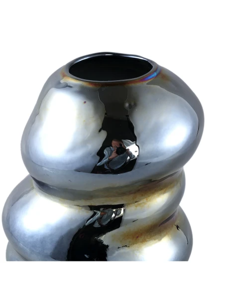 PTMD - Orietta Vase - Blue Glass