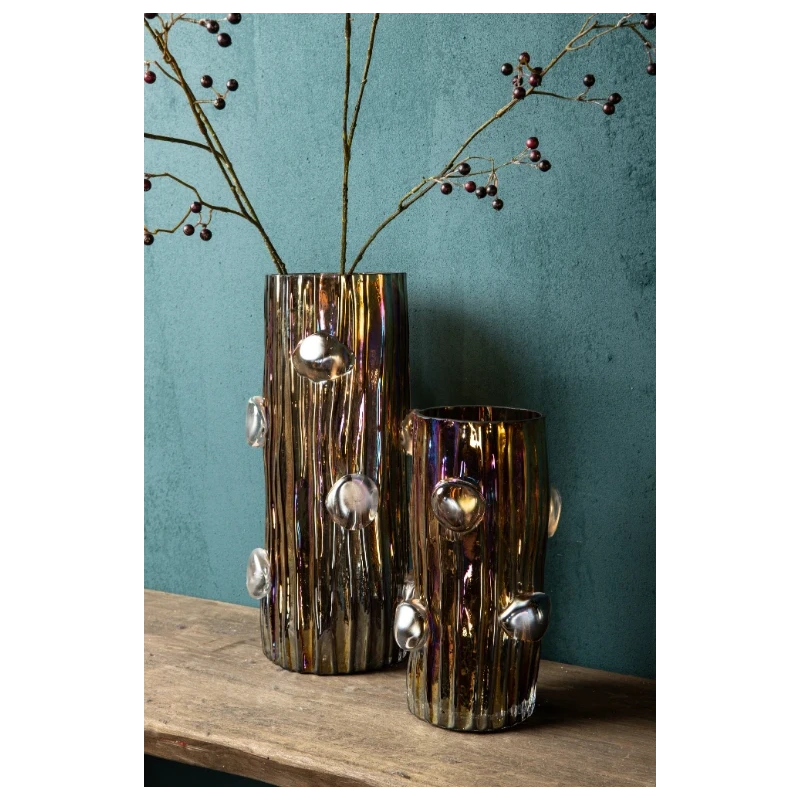 PTMD - Parke Vase - Brown Glass