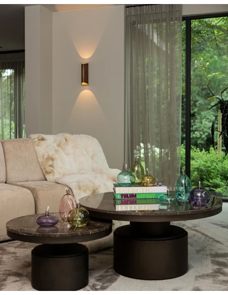 PTMD - Breght Coffee Table - Brown and Black