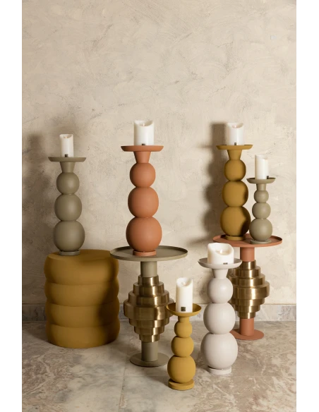 PTMD - Shannan Candle Holder - Cream