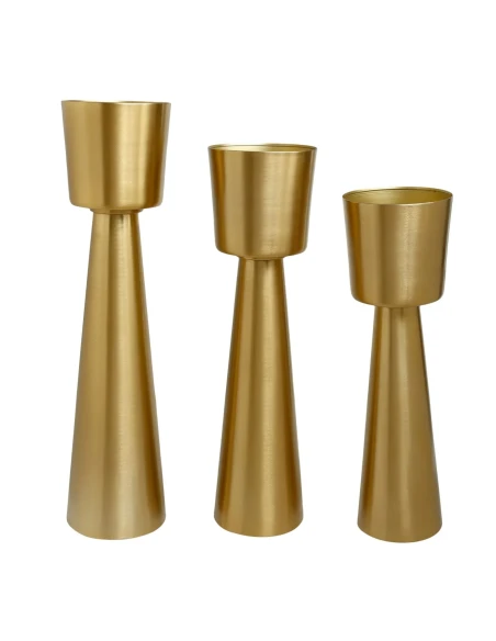 PTMD - Egson Plant Pot Holder with Foot - Gold