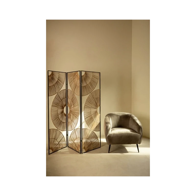 PTMD - Poltrona Vinn - Velluto Tortora