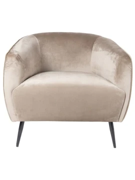 PTMD - Vinn Armchair - Dove Grey Velvet