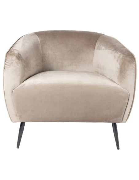 PTMD - Vinn Armchair - Dove Grey Velvet
