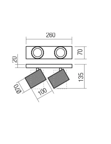 Redo Group - Delphi  Double Adjustable Mini Projector