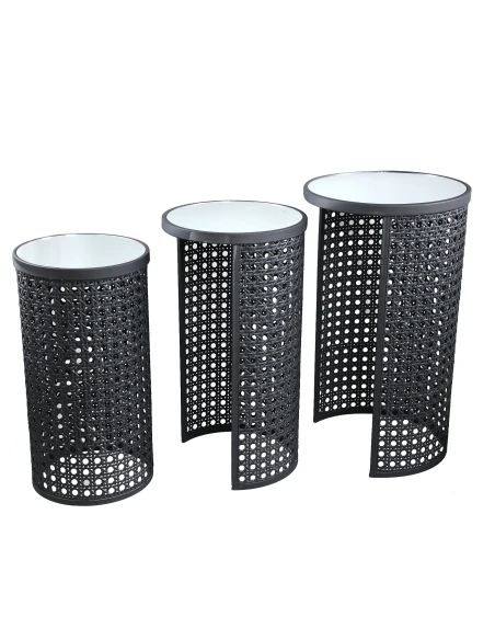 PTMD - Set of 3 Jinda Coffee Tables - Grey