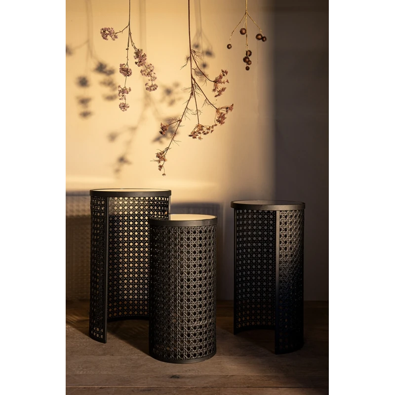 PTMD - Set of 3 Jinda Coffee Tables - Grey