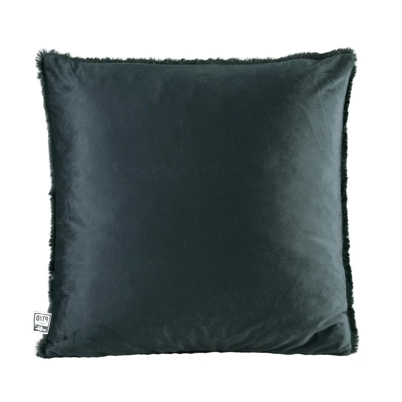 PTMD - Mattie Faux Fur Pillow - Dark Green