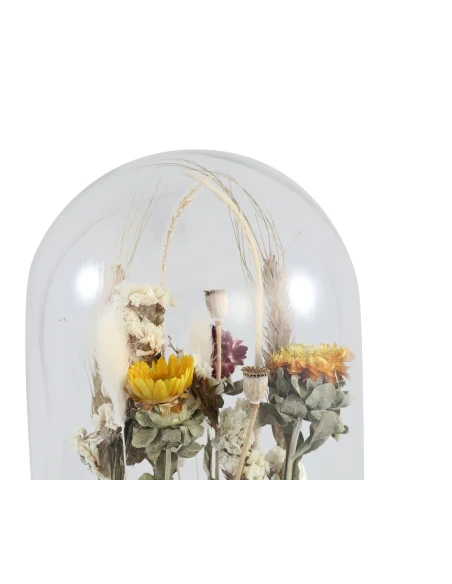 PTMD - Glass Bell Jar with Dried Flowers - A
