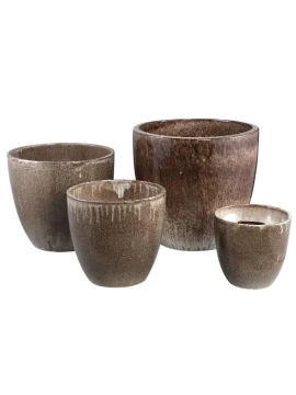 PTMD - Aleix Cachepot - Brown Ceramic