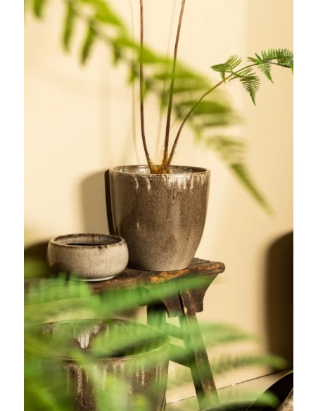 PTMD - Aleix Cachepot - Brown Ceramic