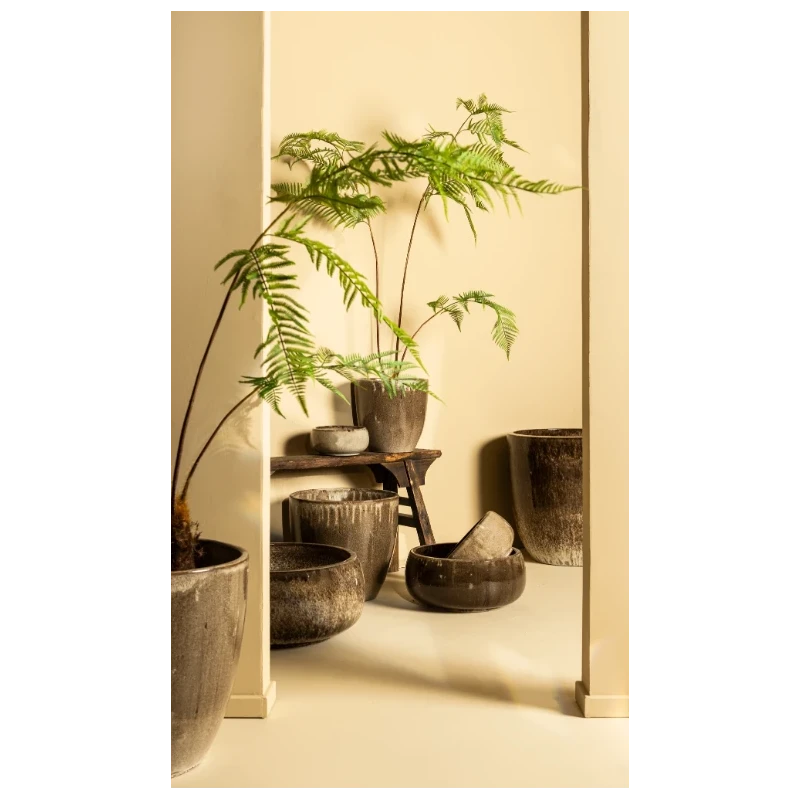 PTMD - Cachepot Aleix - Ceramica Marrone