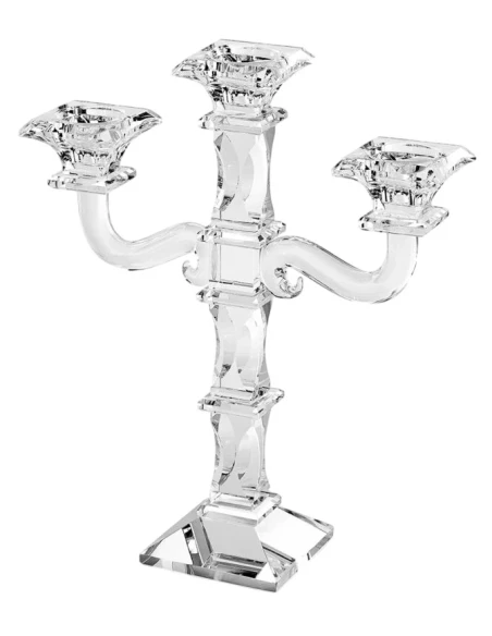 Ottaviani - Three-Layer Crystal Candlestick - H 31 cm