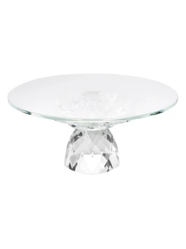 Ottaviani - Crystal Cake Stand - Ø 30 x H 14 cm