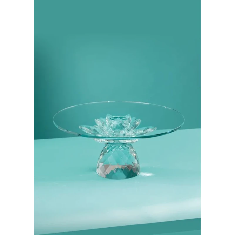 Ottaviani - Crystal Cake Stand - Ø 30 x H 14 cm
