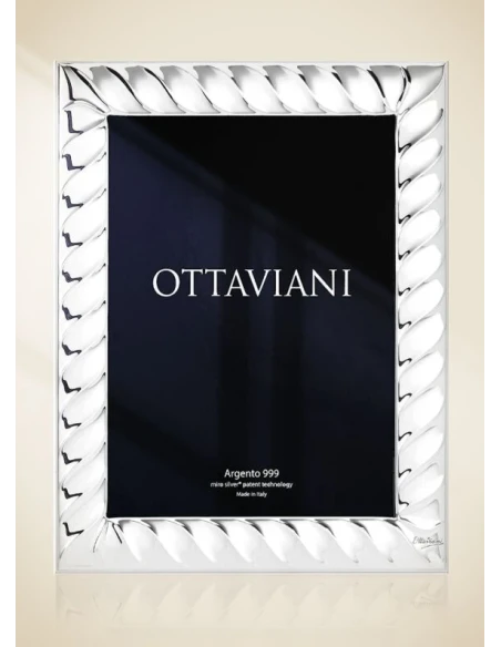 Ottaviani - Portafoto Torchon - Argento