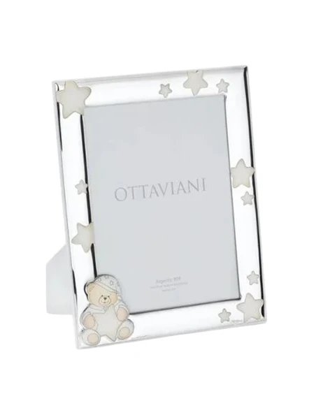 Ottaviani - Teddy Bear Photo Frame - Silver