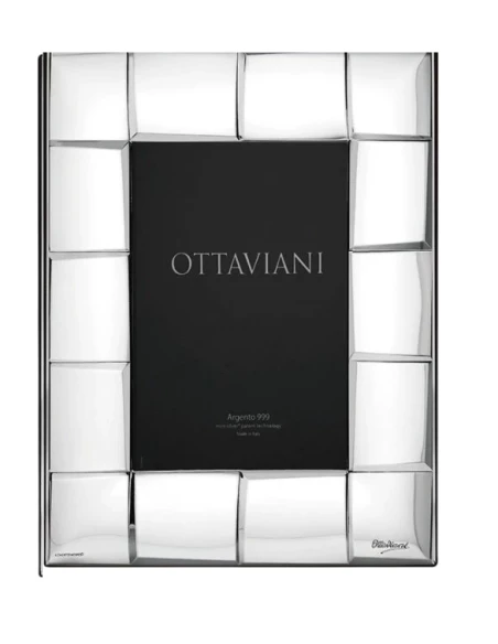 Ottaviani - Square Photo Frame - Silver