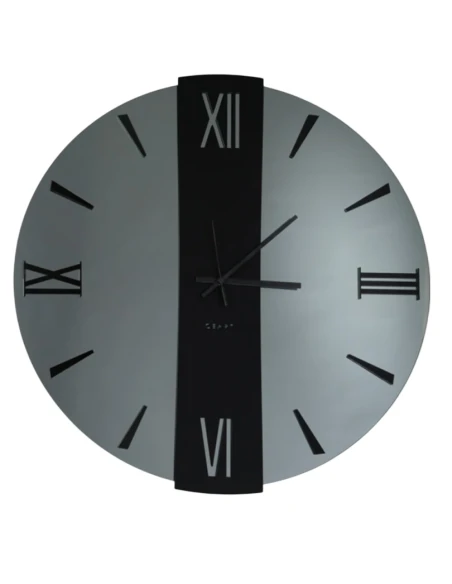 Ceart - Vega Mirror Wall Clock - Smoked Black