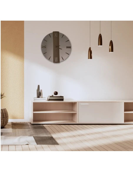 Ceart - Vega Mirror Wall Clock - Copper/Corten Bronze