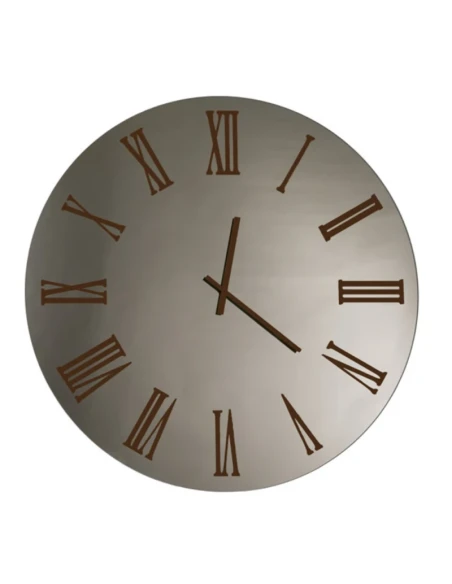 Ceart - Sirio Mirror Wall Clock - Copper/Corten Bronze