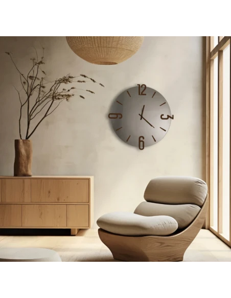 Ceart - Orologio da Parete a Specchio Alfa - Ramato / Bronzo Corten