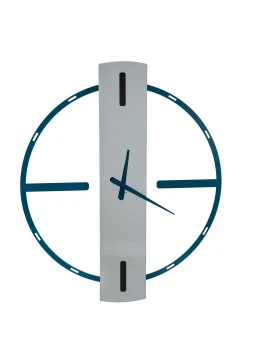 Ceart - Orologio da Parete a Specchio Aria - Blu Petrolio