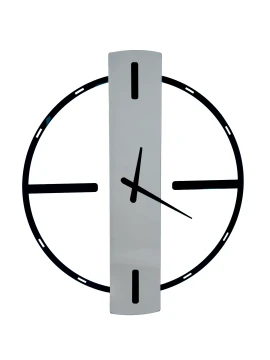 Ceart - Aria Mirror Wall Clock - Pastel Black