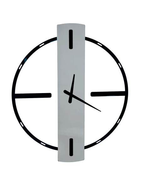 Ceart - Aria Mirror Wall Clock - Pastel Black