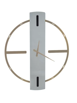 Ceart - Aria Mirror Wall Clock - Pastel Dove Grey