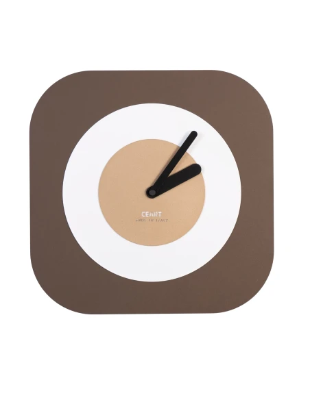 Ceart - Girotondo Wall Clock - Bronze / White / Gold