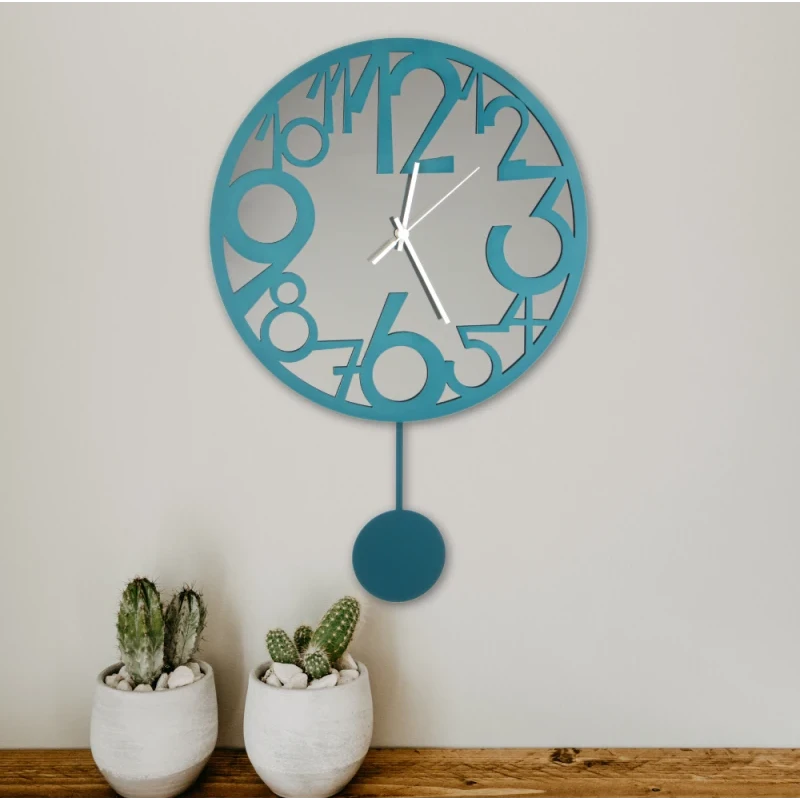 Ceart - Venezia Pendulum Clock - Blu Petrolio