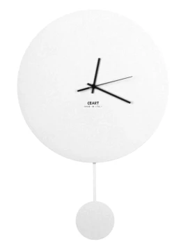 Ceart - Orologio a Pendolo Big Bang - Bianco Pastello