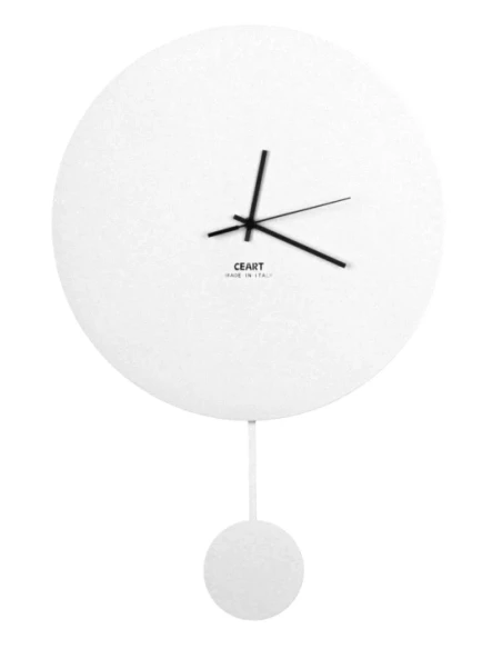 Ceart - Big Bang Pendulum Clock - Pastel White