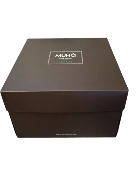 Muhà - Confezione Regalo Diffusore Flower e Spray Ambienti - Vaniglia e Ambra Pura