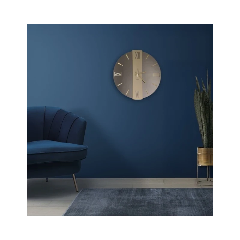 Ceart - Vega Mirror Wall Clock - Copper/Metallic Gold