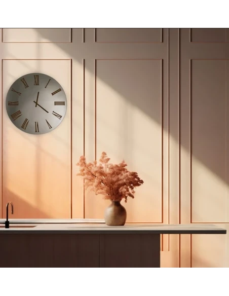 Ceart - Orologio da Parete a Specchio Sirio - Ramato / Bronzo Corten