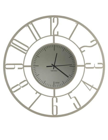 Ceart - Orologio da Parete Penelope Black Edition - Tortora Pastello